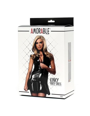 Vestido de Latex con Cremallera