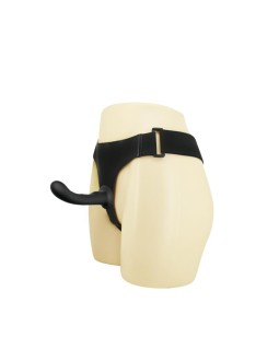 Arnes con Dildo de Silicona Negro 2