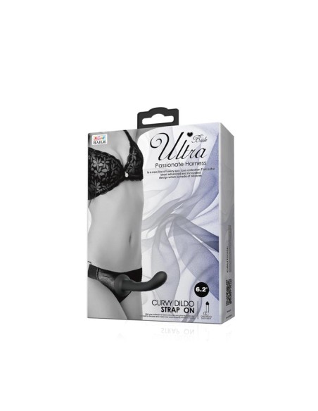 Arnes con Dildo de Silicona Negro