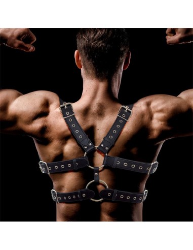 Aurum Arnes Masculino para Bondage Cuero Vegano