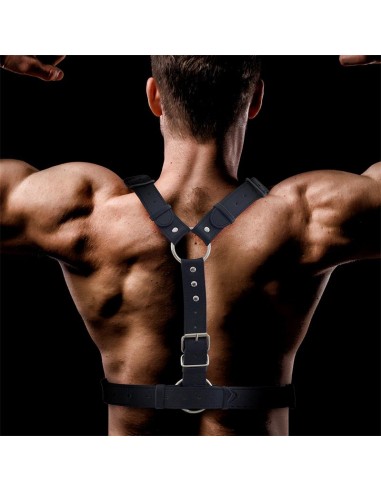 Fabrio Arnes Masculino para Bondage Cuero Vegano