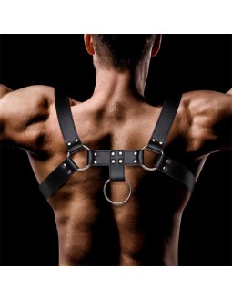 Domine Arnes Masculino para Bondage Cuero Vegano 2