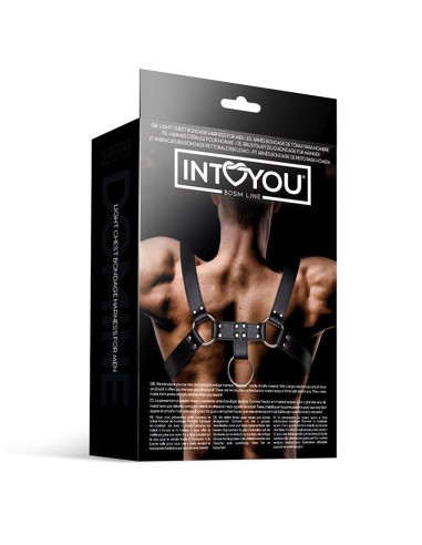 Domine Arnes Masculino para Bondage Cuero Vegano