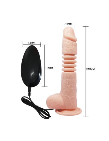 Vibrador con Rotacion y Movimiento Telescopico Thunder Up