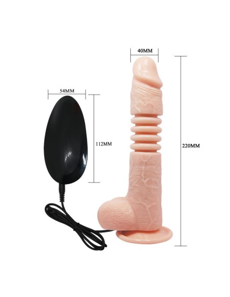 Vibrador con Rotacion y Movimiento Telescopico Thunder Up