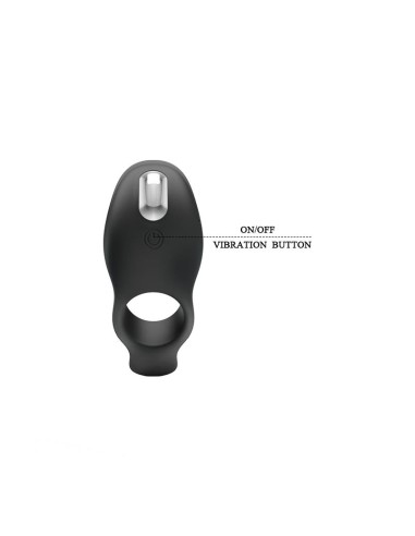 Anillo para el Pene con Vibracion USB Silicona