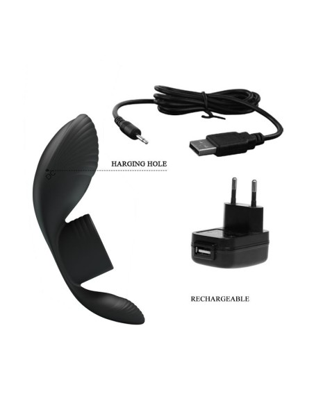 Anillo para el Pene con Vibracion USB Silicona