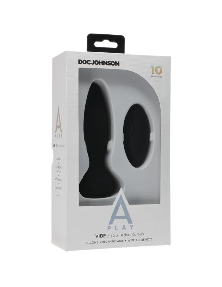 Plug Anal Control Remoto Vibe Adventurous Negro