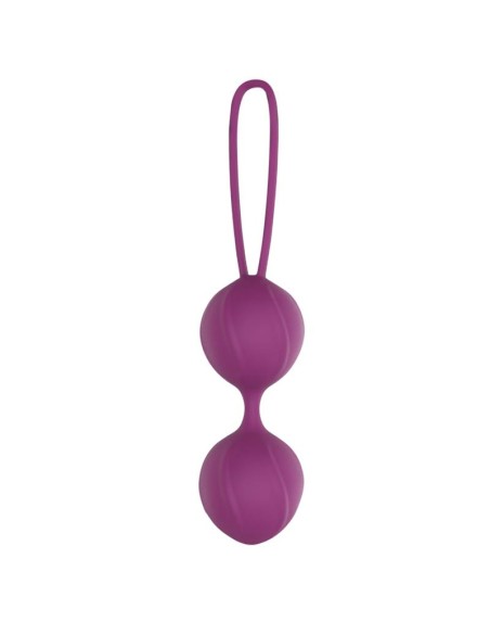 Garbo Bola Doble Kegel Silicona Purpura