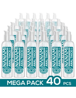 Pack de 40 Lubricante Anal Base Agua Alta Densidad 150 ml