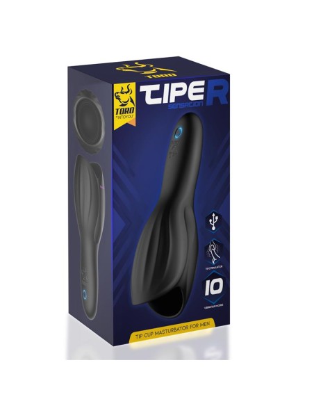 Tiper Copa Masturbadora para el Pene Silicona USB