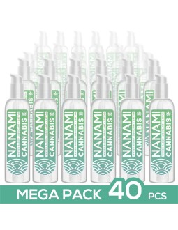 Pack de 40 Lubricante Base Agua Cannabis 150 ml