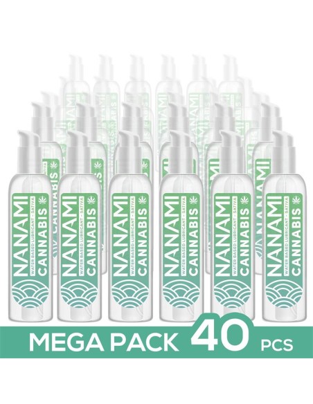 Pack de 40 Lubricante Base Agua Cannabis 150 ml