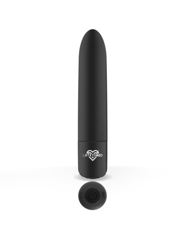 Shoty Bala Vibradora USB 10 Velocidades Potente Motor Negro