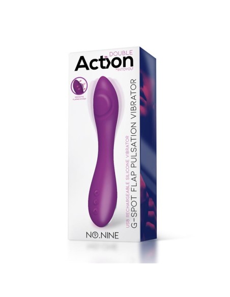 No Nine Vibrador Punto G Funcion de Pulsacion USB Magnetico Silicona
