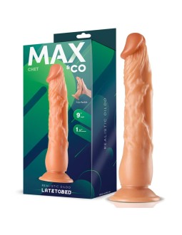Chet Dildo Realista Natural 9 23 cm