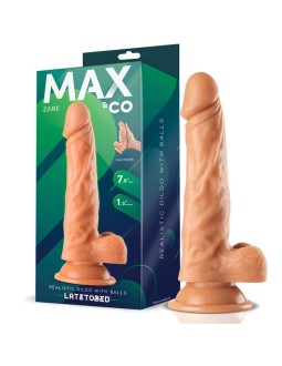 Zane Dildo Realista con Testiculos Natural 76 195 cm