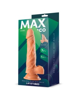 Zane Dildo Realista con Testiculos Natural 76 195 cm 2