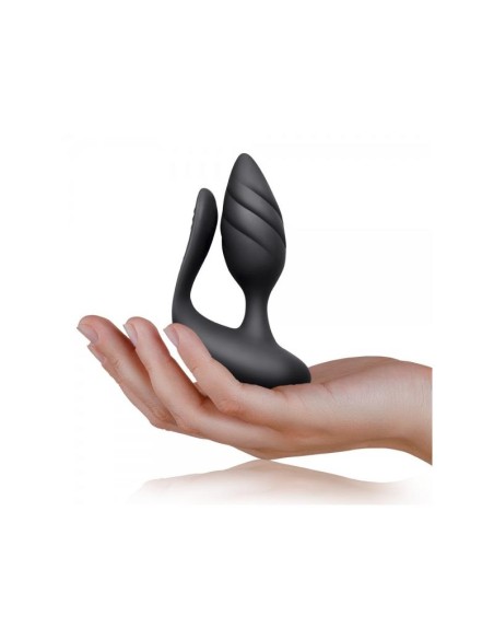 Estimulador para Parejas Cocktail Control Remoto Negro