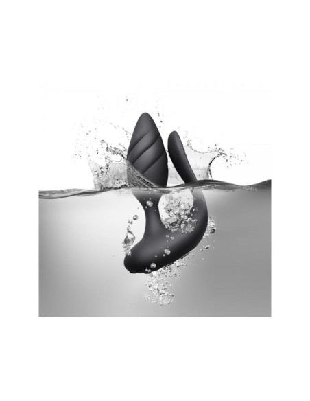 Estimulador para Parejas Cocktail Control Remoto Negro