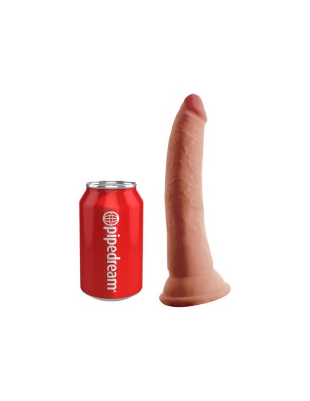 Dildo Triple Densidad 7 Caramelo