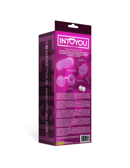 Set de Bondage para Principiantes Starters 4 Piezas Purpura