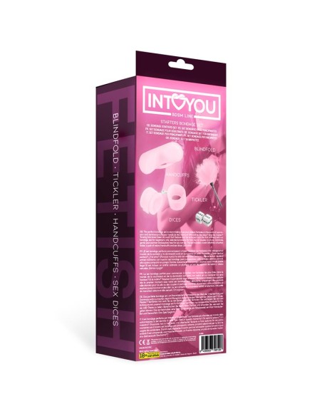 Kit de Bondage para Principiantes Starters 4 Piezas Rosa