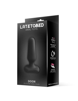 Doon Plug Anal de Silicona Negro 2