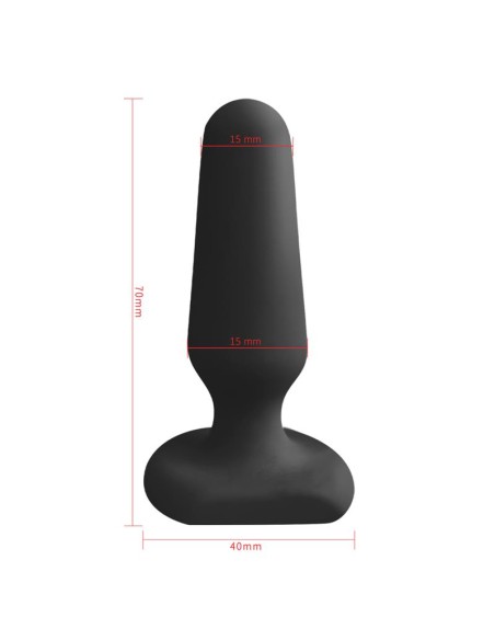 Doon Plug Anal de Silicona Negro