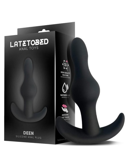 Deen Plug Anal de Silicona Base en Ancla