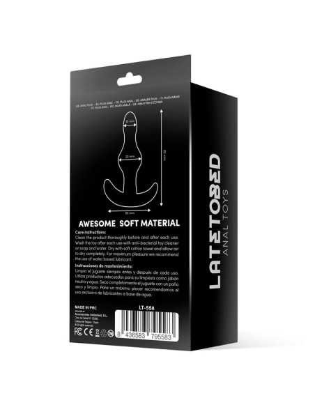 Deen Plug Anal de Silicona Base en Ancla