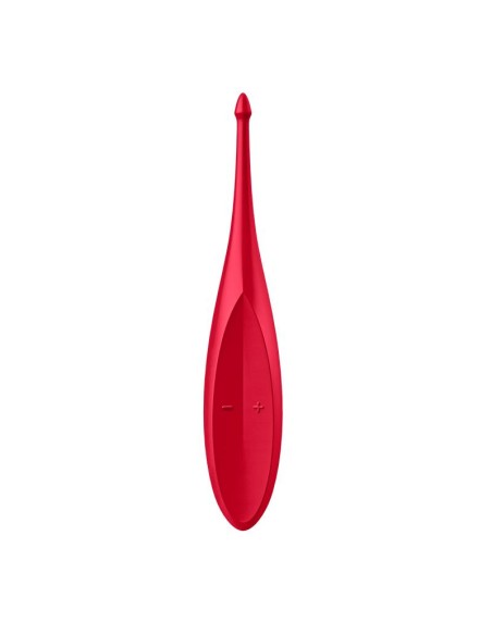 Twirling Fun Varita Vibradora Silicona USB Rojo