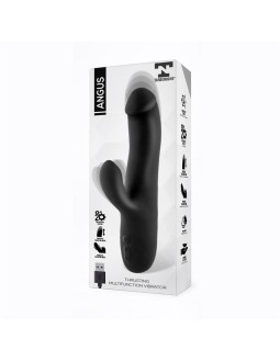 Angus Vibrador con Funcion de Movimiento Thrusting 2 Motores Silicona USB 2