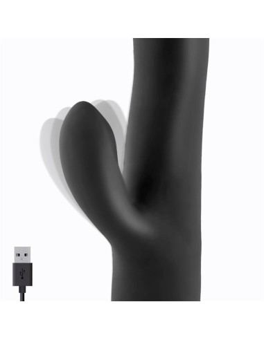 Angus Vibrador con Funcion de Movimiento Thrusting 2 Motores Silicona USB