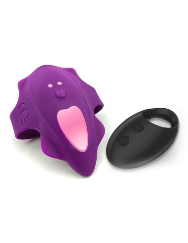No Seventeen Estimulador de Braguita Control Remoto USB Magnetico Purpura