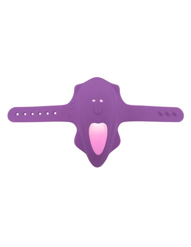 No Seventeen Estimulador de Braguita Control Remoto USB Magnetico Purpura