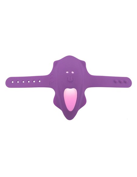 No Seventeen Estimulador de Braguita Control Remoto USB Magnetico Purpura