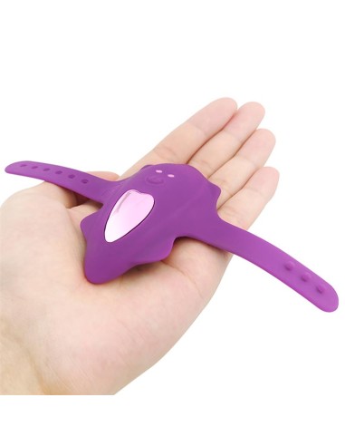 No Seventeen Estimulador de Braguita Control Remoto USB Magnetico Purpura