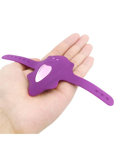 No Seventeen Estimulador de Braguita Control Remoto USB Magnetico Purpura