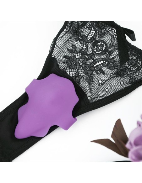 No Seventeen Estimulador de Braguita Control Remoto USB Magnetico Purpura