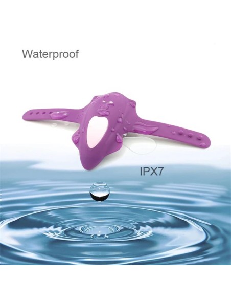 No Seventeen Estimulador de Braguita Control Remoto USB Magnetico Purpura