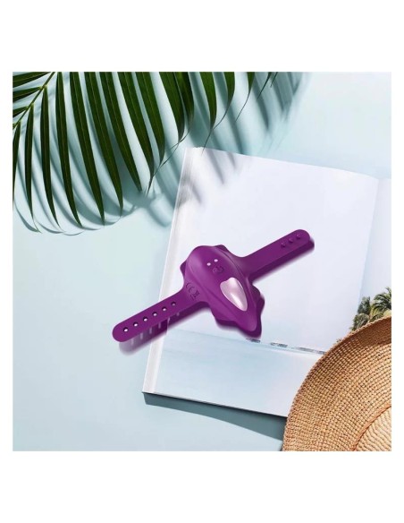 No Seventeen Estimulador de Braguita Control Remoto USB Magnetico Purpura