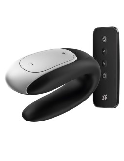Double Fun Vibrador para Parejas con APP y Control Remoto Negro