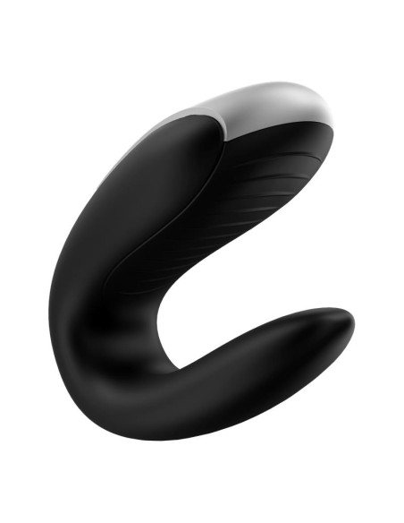 Double Fun Vibrador para Parejas con APP y Control Remoto Negro