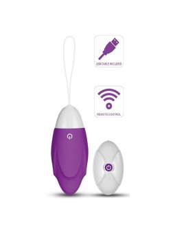 Huevo Vibrador iJoy Control Remoto USB Purpura 2
