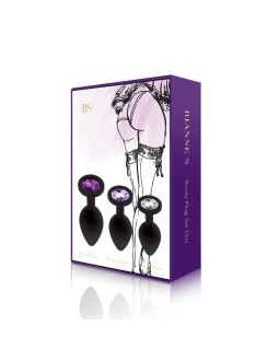 Rs Soiree Set de 3 Plug Anales Negros 2