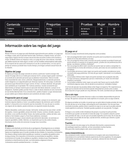 Mision Intima Edicion Original ES