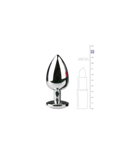 Plug de Aluminio No 6 Plata Transparente