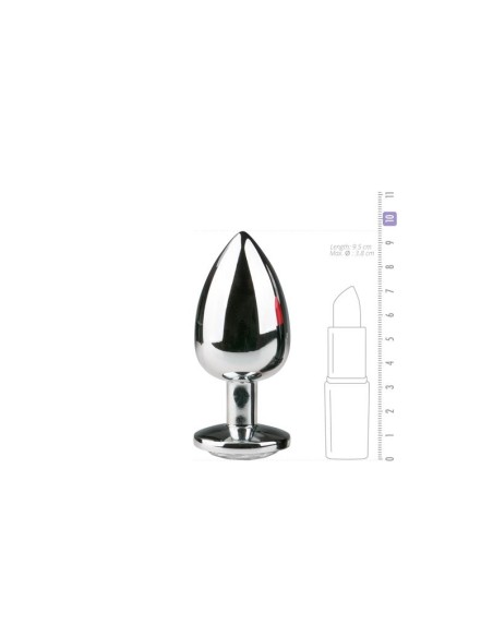 Plug de Aluminio No 6 Plata Transparente