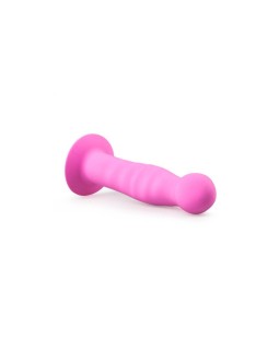 Dildo con Ventosa de Silicona Rosa 2